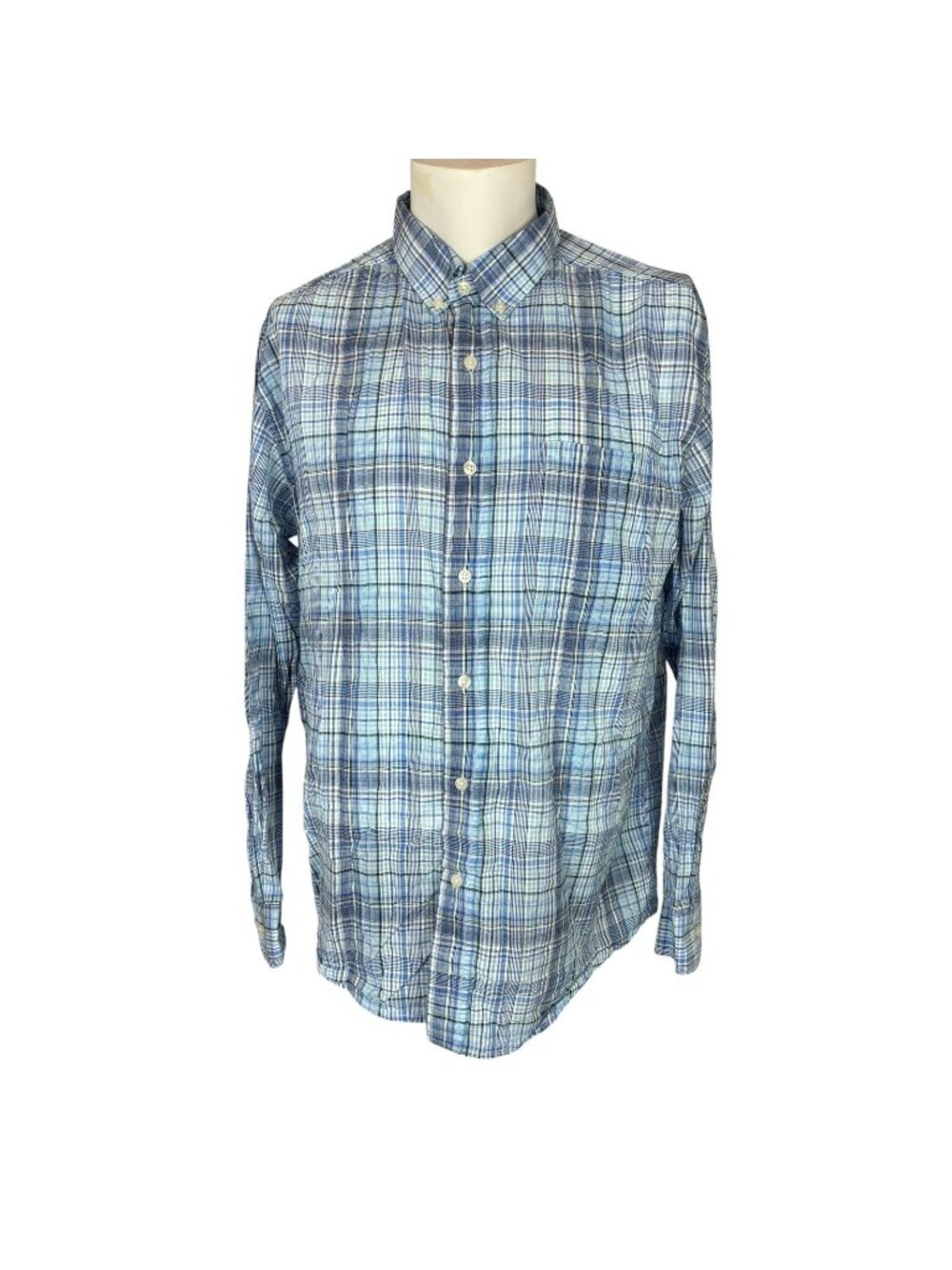 BILLS KHAKIS Plaid Long Sleeve Sport Shirtings Classic Fit